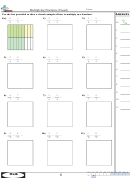 Multiplying Fractions Visual Worksheet