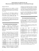 Instructions For 2010 Form 4a: Wisconsin Apportionment Data For Combined Groups Printable pdf
