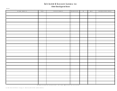 Child Care Sign-in Sheet Template