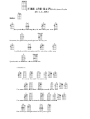 Fire And Rain(Bar)-James Taylor Chord Chart Printable pdf