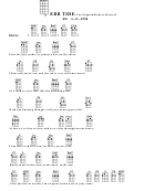 Ebb Tide - Carl Sigman/robert Maxwell Chord Chart Printable pdf