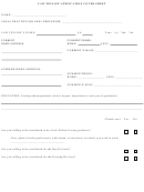 Law Fellow Application Cover Sheet