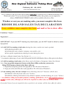 Rhode Island Sales Tax Declaration