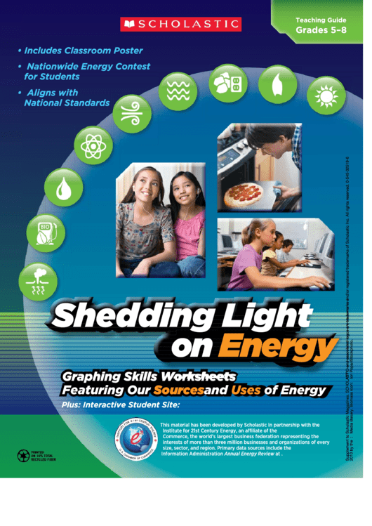 Shedding Light On Energy Lesson Plan Printable pdf