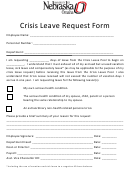 Crisis Leave Request Form