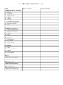 Law Firm Inventory Checklist