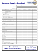 Mortgage Shopping Worksheet Template Printable pdf