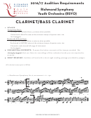 Clarinet/bass Clarinet Sheet Music