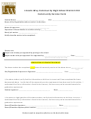 Lincoln-way Community High School District 210 Community Service Form