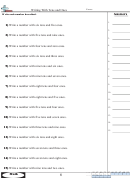Expanded Form Worksheets Writing With Tens And Ones Printable pdf