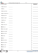 Writing Numbers Through 120 Worksheet With Answer Key Printable pdf