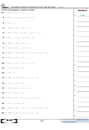 Expanded Notation To Numeric Form With Decimals Worksheet With Answer Key