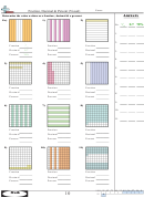 Expanded Form Worksheets Fraction, Decimal & Percent (Visual) Printable pdf