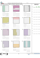 Expanded Form Worksheets Fraction, Decimal & Percent (visual)