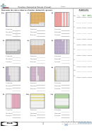Expanded Form Worksheets Fraction, Decimal & Percent (visual)