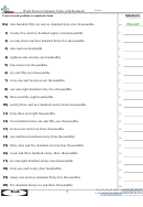 Word Form To Numeric Form With Decimals Worksheet With Answer Key