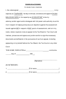 Sample Power Of Attorney Form