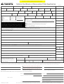 Form Td-420-001 - Vehicle Certificate Of Ownership (title) Application