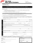 Form Os/ss-27 - Application For Certificate Of Title For Vessel