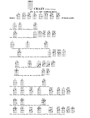 Crazy - Willie Nelson Chord Chart Printable pdf