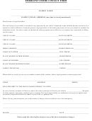 Emergency Home Contact Form