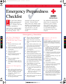 Fillable Emergency Preparedness Printable pdf