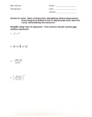 Precalculus Math Test Printable pdf