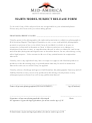 Model Release Form - Mabts