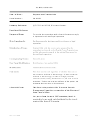 Response And Counterclaim Summary Form