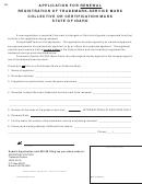 Fillable Application For Renewal Registration Of Trademark Service Mark Printable pdf