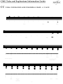 Cc Tuba: Intonation And Fingering Chart - 4 Valve