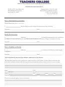 Disability Documentation Form