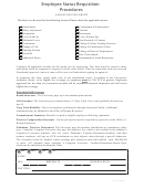 Employee Status Requisition Procedures Printable pdf
