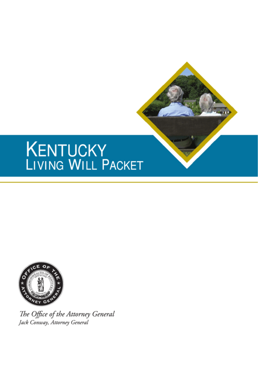 Fillable Kentucky Living Will Directive And Health Care Form Printable pdf