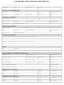 Colorado Application For Rental