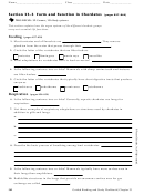 Form And Function In Chordates Worksheet
