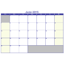 Calendar Template - June 2015