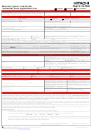 Auto Lease Application Form