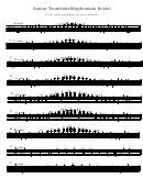 Senior Trombone/euphonium Scales Printable pdf