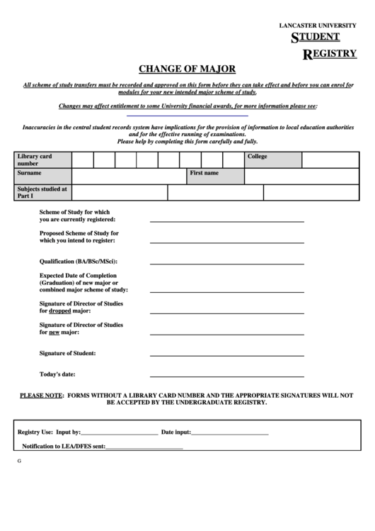 change-of-major-form-lancaster-university-printable-pdf-download