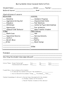 Murray Middle School Counselor Referral Form