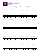 Chromatic Fingering Chart For E-flat Tuba