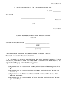 Divorce Form 3 In The Supreme Court Of The Yukon Territory