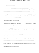 Rental Agreement Template (month-to-month)