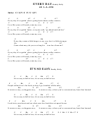 Every Day-buddy Holly Chord Chart