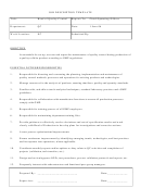 Job Description Template - Vesta Therapeutics Printable pdf