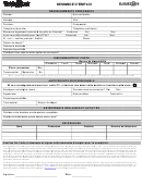 Job Application Form (french) - Toys R