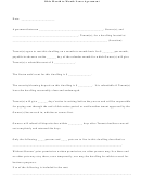 Ohio Month To Month Lease Agreement Template