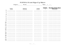 Nyfoa Event Sign-up Sheet Template