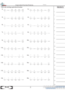 Equivalent Fraction Patterns Worksheet With Answer Key